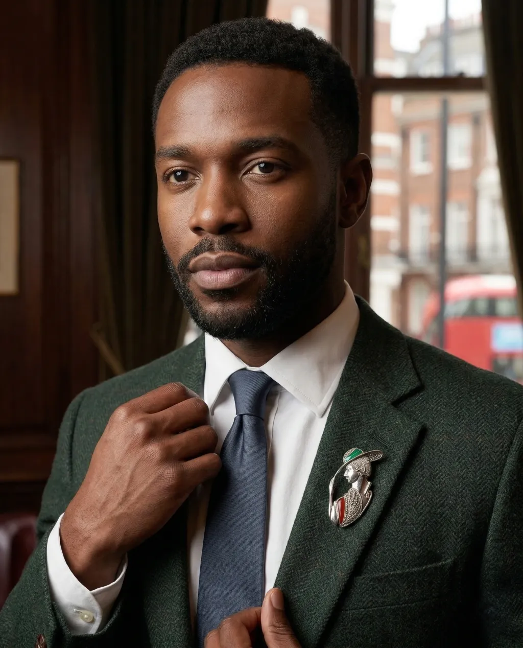 Feather Lapel Brooch